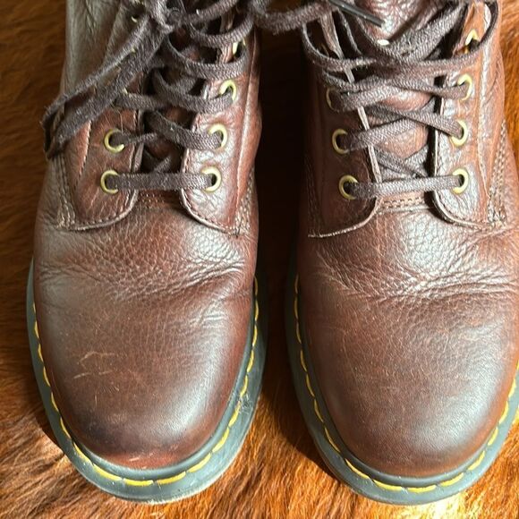 Dr.Martens 1460 PASCAL FAUX FUR LINED BOOTS in Cask — Ambassador M8 W9 - Picture 8 of 12